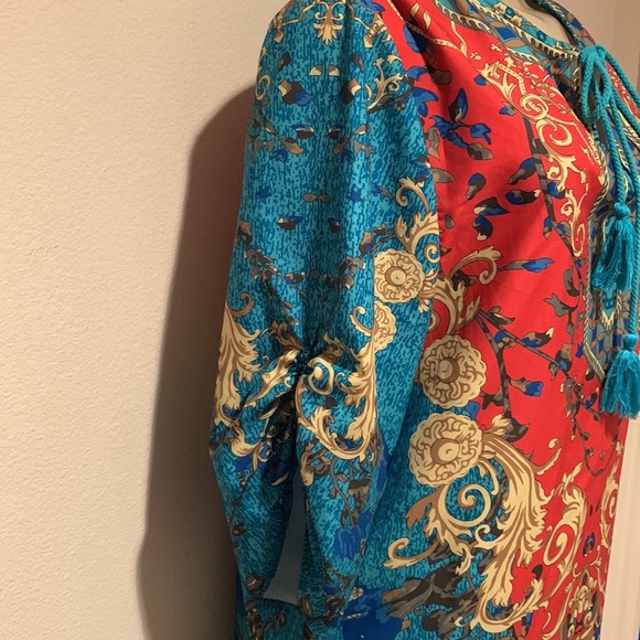 Bohemian tribal print mini dress - Picture 8 of 12